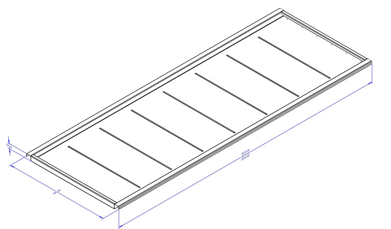 Linspire Shelf Tech Drawing